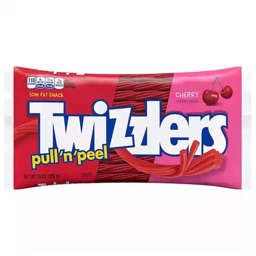 Twizzlers Candy, Cherry, Pull 'N Peel