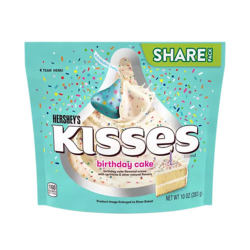 Kisses Birthday Cake Share Bag