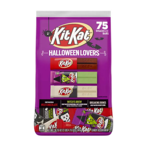 Kit Kat Halloween Lovers Snack Size Assortment 75pc