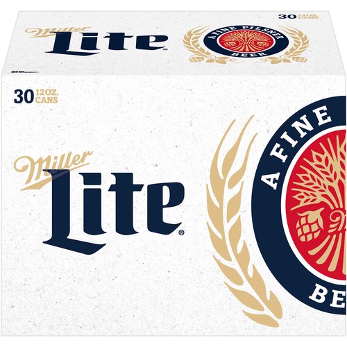 Miller Lite Beer, Cans (Pack of 30)