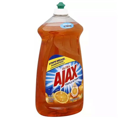 Ajax Ultra Triple Action Dish Soap, Orange