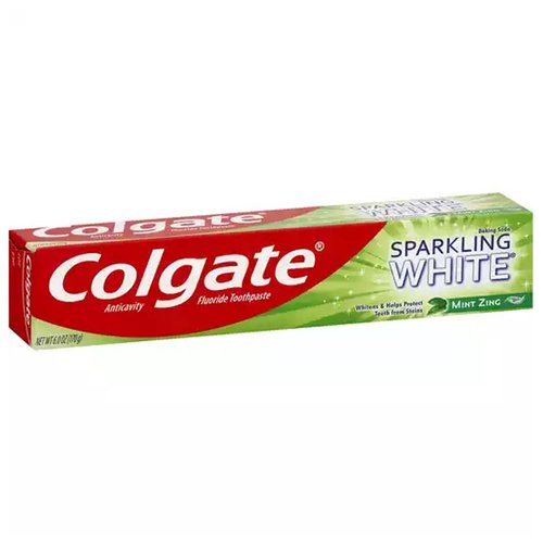 Colgate Baking Soda Sparkling White Toothpaste, Mint
