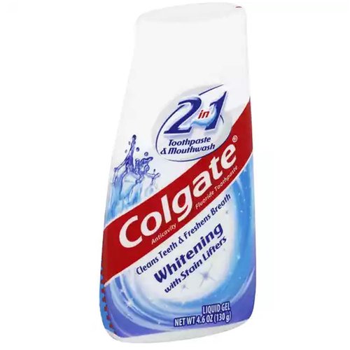 Colgate 2 In 1 Toothpaste & Mouthwash Whitening