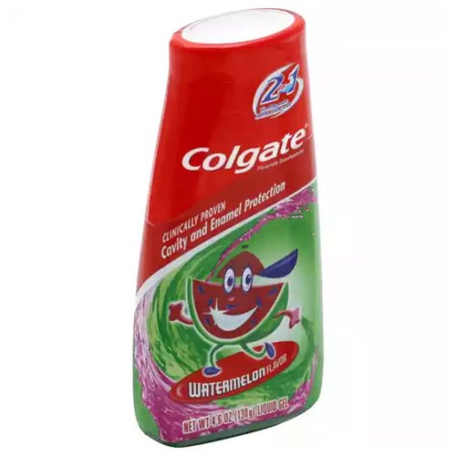 Colgate 2-In-1 Kid's Toothpaste, Watermelon Burst