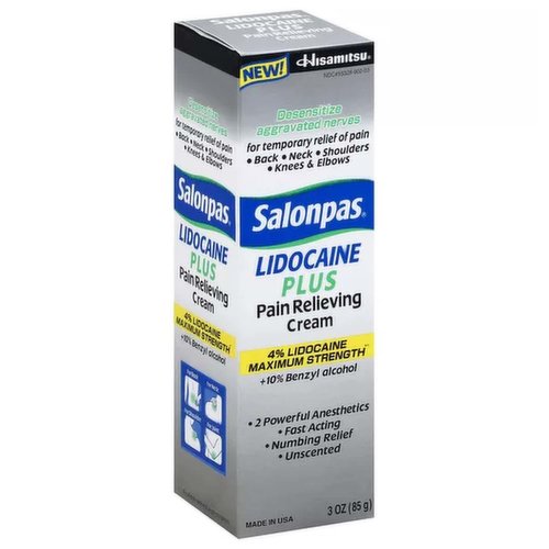 Salonpas Lidocaine Cream