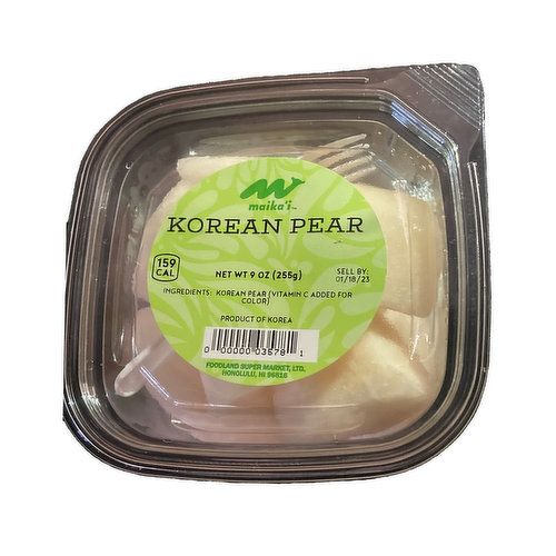 Maika`i Korean Pear, Cut