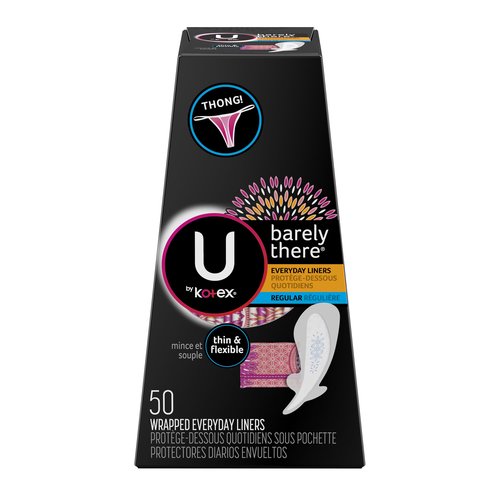 U By Kotex Barely There Thong Pantiliners