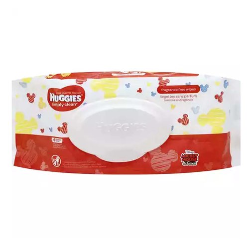 Huggies Simply Clean Unscented Wipes