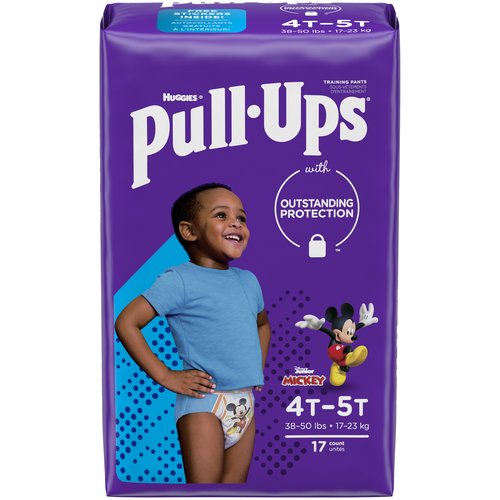 Pull-Ups Learning Designs Boys' Potty Training Pants, 4T-5T (38-50