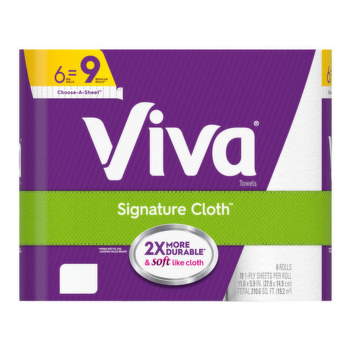 Viva Signature Big Roll Choose a Size Paper Towel