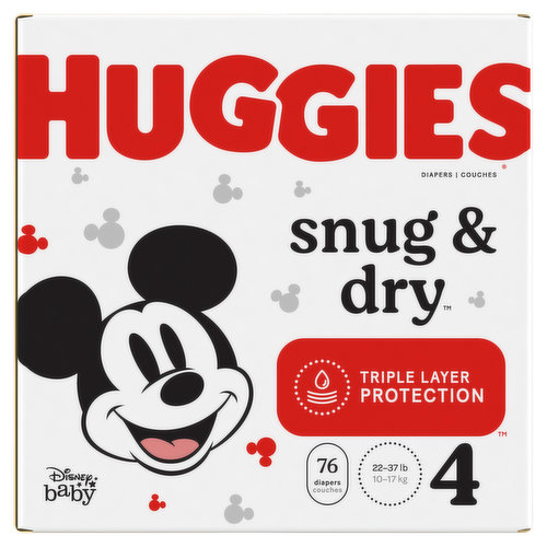 Huggies Snug & Dry Giga Pack Sz 4