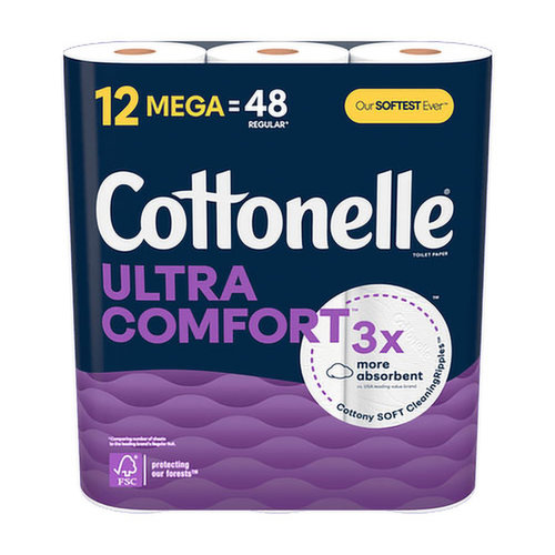 Cottonelle Ultra Comfort 12 Mega Rolls