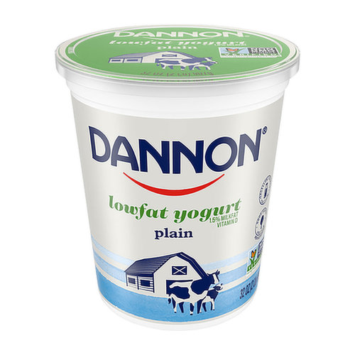 Dannon Lowfat Yogurt, Plain