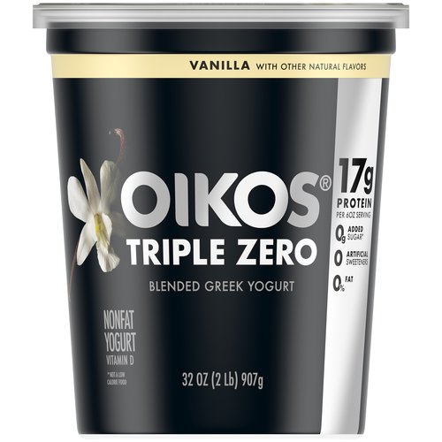 Oikos Triple Zero Vanilla Greek Yogurt