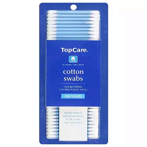 Top Care Cotton Swabs, Double Tipped