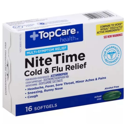 Top Care Nitetime Cold & Flu Pe Gel