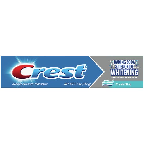 Crest Cavity & Tartar Protection Toothpaste, Whitening Baking Soda & Peroxide