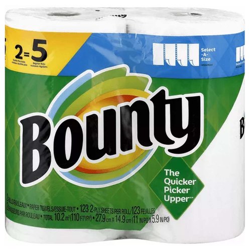 Bounty 2dp S-a-sz Wht  123 Ct