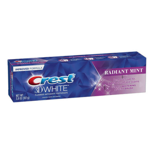 Crest 3D Whitening Radiant Mint Toothpaste