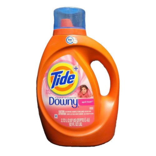 Tide High Efficiency with Downy April Fresh