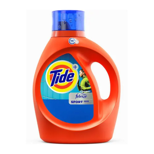 Tide Plus Febreze Sport Odor Defense Liquid Laundry Detergent