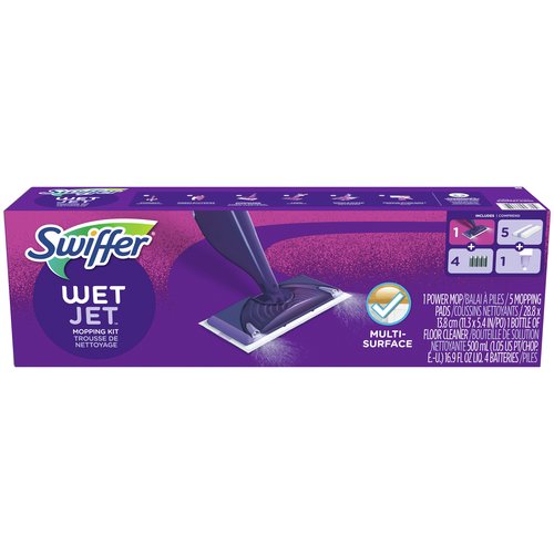 Swiffer WetJet Spray Mop Starter Kit, 16.9 fl oz 