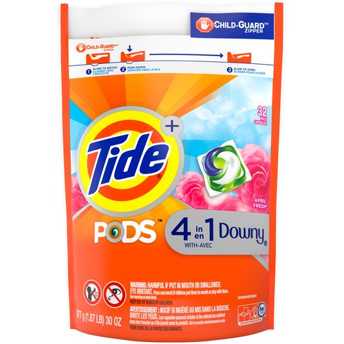 Tide Pods, 4-In-1 with Downy, April Fresh, 