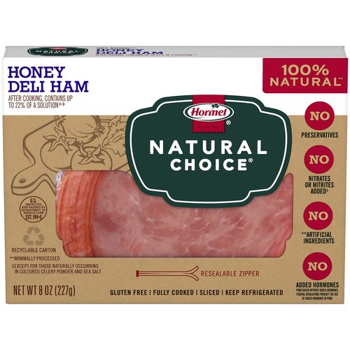 Hormel Natural Choice Honey Deli Ham