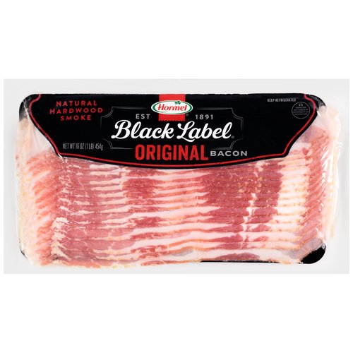 Hormel Black Label Natural Hardwood Smoke Original Bacon