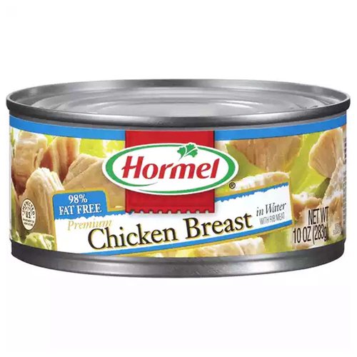 <ul>
<li>100% real meat; fully cooked, ready to eat canned meat chunks</li>
<li>98% fat free; 9 grams of protein per serving; 45 calories per serving</li>
<li>A good source of protein</li>
<li>No refrigeration necessary until opened; no prep or clean up required</li>
<li>Gluten free and nutritious; perfect for a quick tasty meal</li>
</ul>