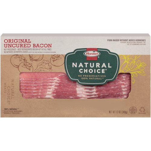 Hormel Natural Choice Uncured Bacon