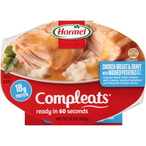 Hormel Compleats Chicken Breast & Gravy, Mashed Potatoes