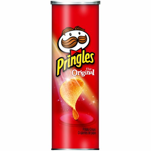 Pringle Potato Chip Holders Container Travel Lunch Box To Go Red