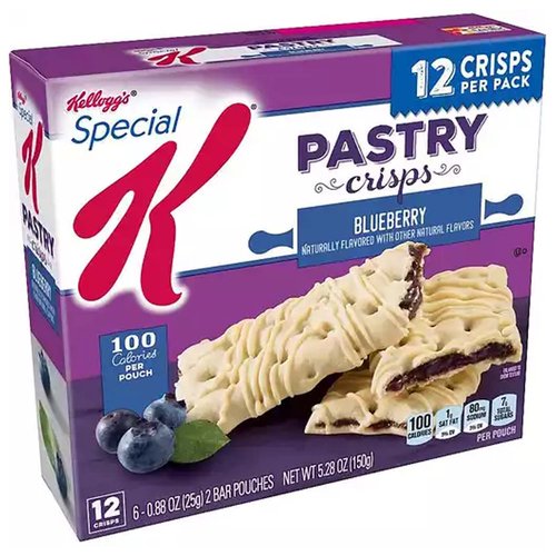 Special K Pastry Crisps, Blueberry