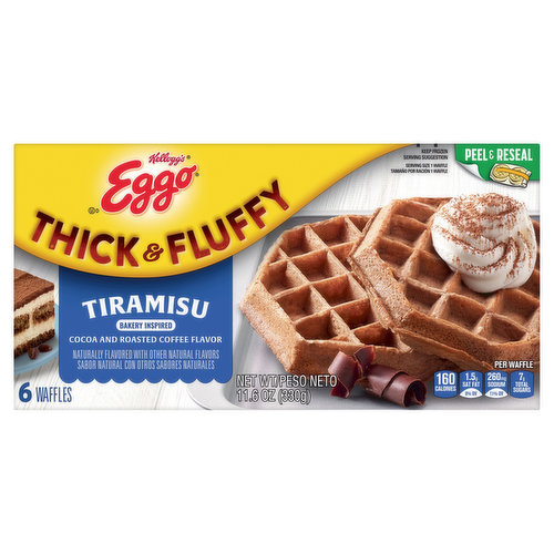 Eggo Thich & Fluffy Tiramisu Waffles