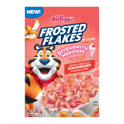 Frosted Flakes Breakfast Cereal, Cinnamon French Toast 13 Oz, Cereal