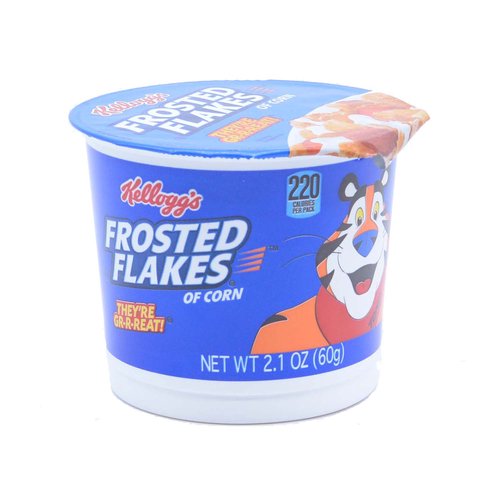 Kellogg's Breakfast Cereal, Frosted Flakes, Fat-Free, 10.5 oz Box, Cereal