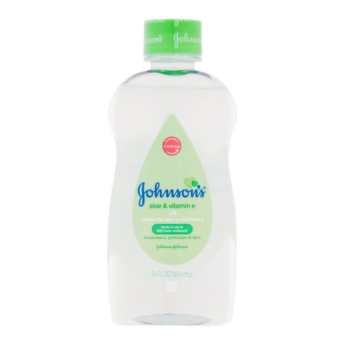 Johnson's Baby Oil, Aloe Vera