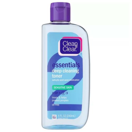 Clean & Clear Essentials Deep Cleaning Toner, Sensitive Skin