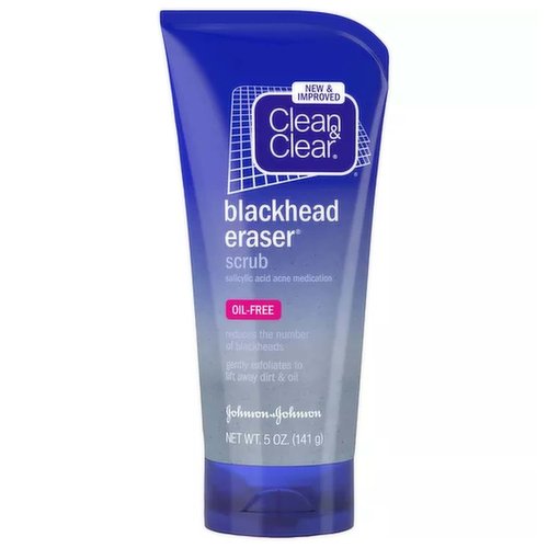 Clean & Clear Facial Scrub, Blackhead Eraser