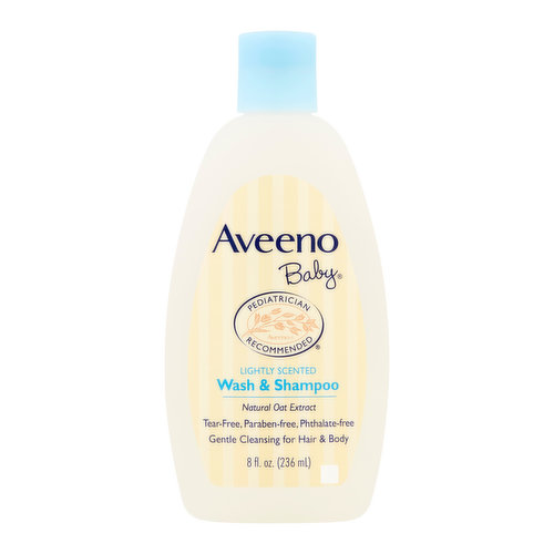 Aveeno Baby Wash & Shampoo 354ml, Sensitive Skin, Beauty