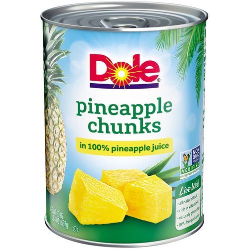 Dole Pineapple Chunks in Pineapple Juice