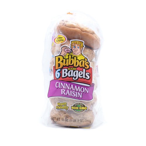 Bubba's Bagels, Cinnamon Raisin