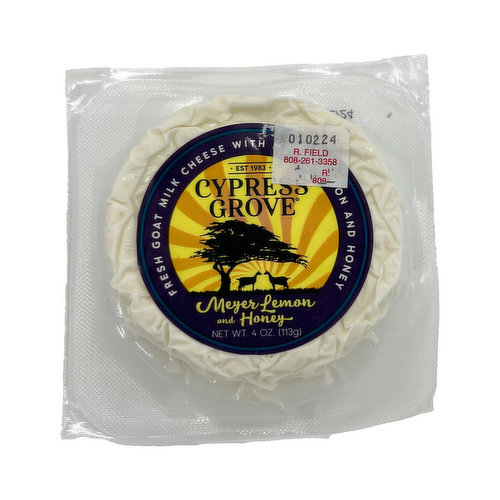 Cypress Grove Chevre Meyer Lemon Honey