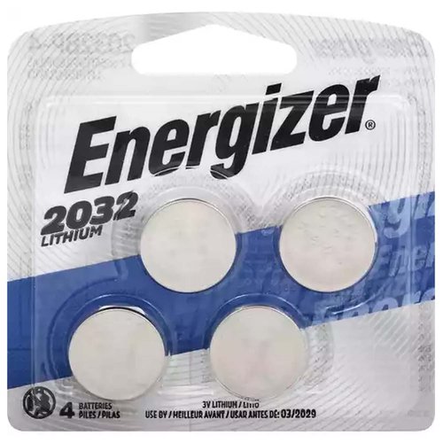 Energizer Batteries, Lithium, 2032, 1 Each