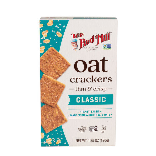 Bob's Red Mill Oat Crackers Classic