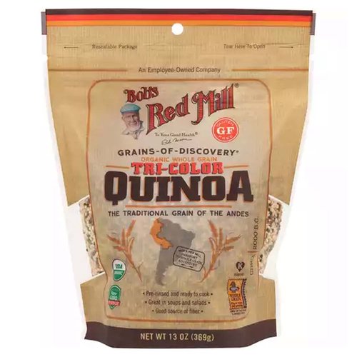 Bob's Red Mill Organic Tri-Color Quinoa, Whole Grain