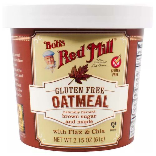 Bob's Red Mill Oatmeal Cup, Brown Sugar Maple