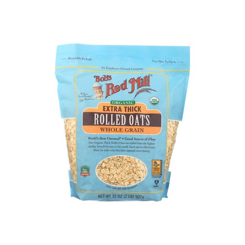 Bob's Red Mill Organic Rolled Oats, Extra Thick