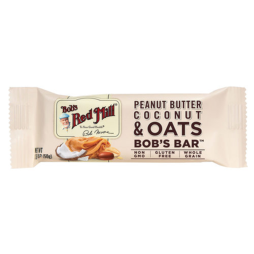 Bob's Red Mill Bars Peanut Butter Coconut Oat